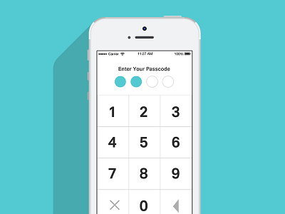 Check Payment App app iphone key pad minimal minimalism minimalist mobile pin pad