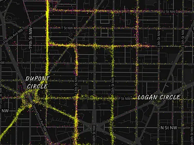Move across DC cartography design maps