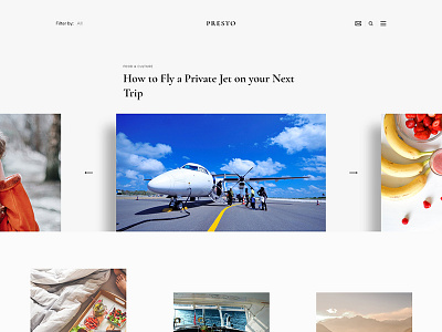 Presto blog blog template clean grid html html template minimal template theme ui ui ux ux ux ui