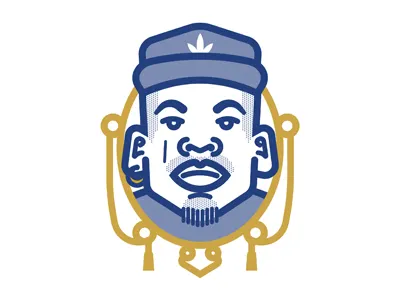 THE CHRONIC cartoon character character design clean colour design dr dre flat hip hop icon illustration the chronic