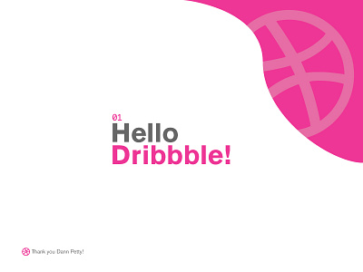 Hello Dribbble! firstshot hello welcome