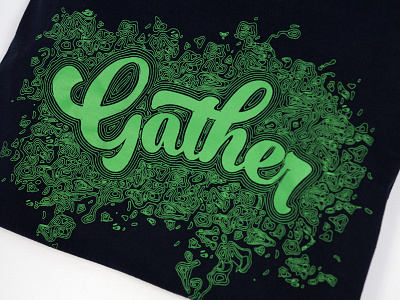 Gather conference t-shirt conference logotype tshirt