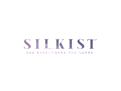 SILKIST _ LOGO DESIGN logo logotype typography