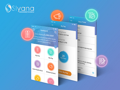 Siyana Hr App android app ios mobile ui ux