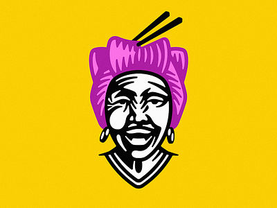 PHO ME asian chinese chopsticks face fast food female grandmother happy restaurant smile