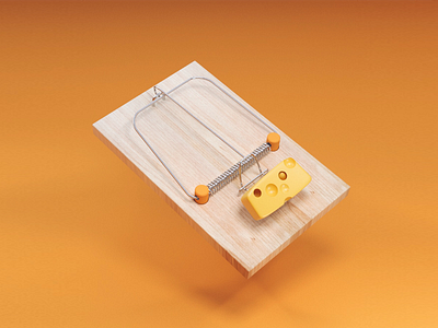 Mouse Trap 3d 3dart abstract art cinema4d coronarender maxon render