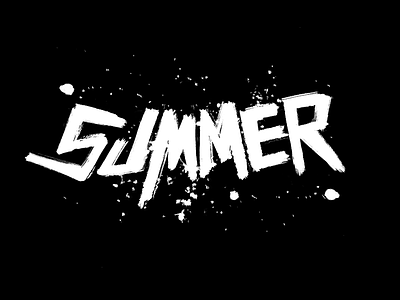 summer calligraphy china font ink summer