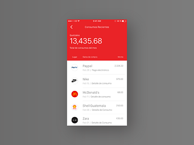 Banking App bank banking clean expenses locations minimal money transactions ui ux