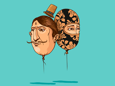 Balons... balons characters digital face