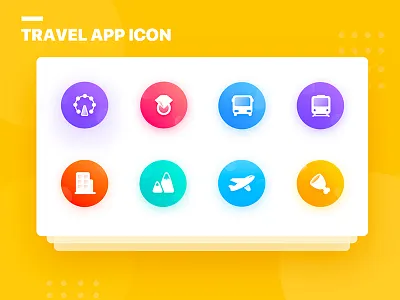 travel app icon app icon travel ue ui ux