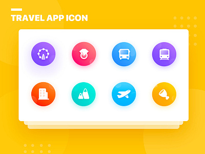 travel app icon app icon travel ue ui ux