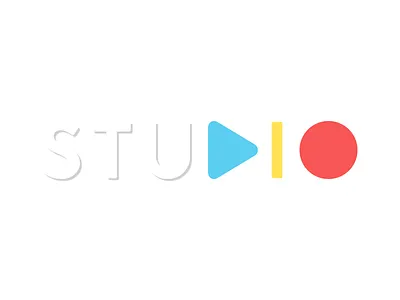 Studio cinema colorfull identity movie pause play record