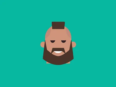 Zangief – Player 2 character design cute flat colour green illustration product designer typography retro street fighter vector zangief