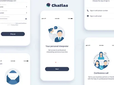 Chatlas chatlas clean design font illustration lettering minimal ui ux