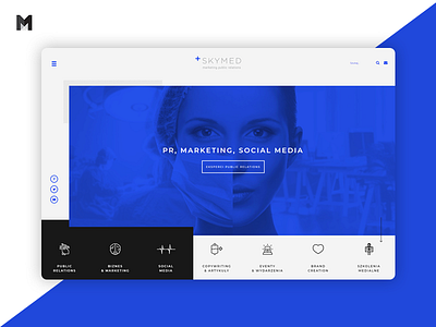 Skymed agency animation app branding business design developement graphic design illustration layout logo mdevelopers minteractive pr skymed ui ux vector web website
