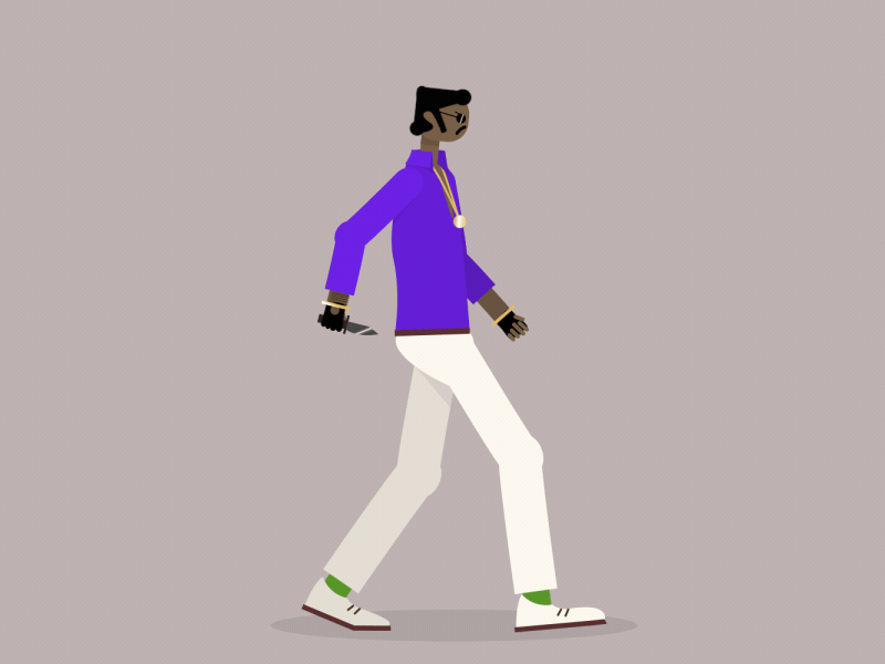Loose Motions- Ep. Two; Meet Lamba Churi. after effects animation gif goon indian knife loop patreon rubberhose walk cycle