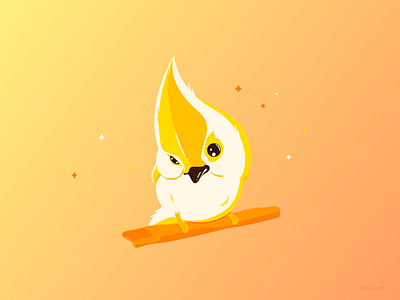 Shy Bird animal illustration