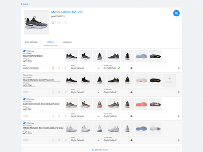 Inventory Management Table data data management data table inventory management product shoes table ux