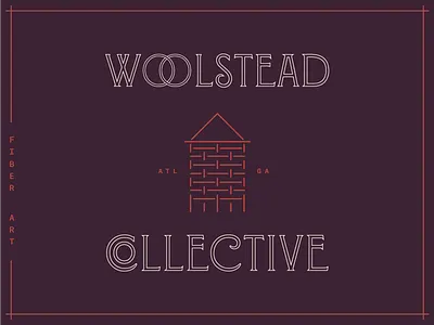 Woolstead Collective Branding branding etsy shop icon logo typography weaving