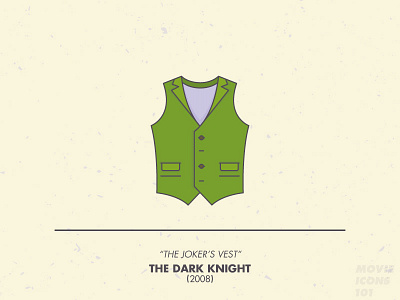 Movie Icons 101 - No. 12 The Dark Knight 101 dark heath icons joker knight ledger movie vest