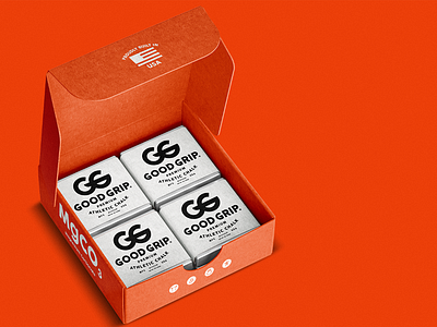Good Grip Chalk Company apparel design branding fitness identity logo package design