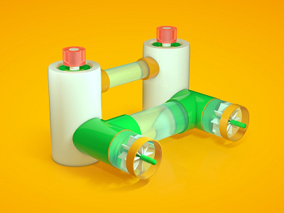 Toy5 3d cinema4d modeling photoshop toy