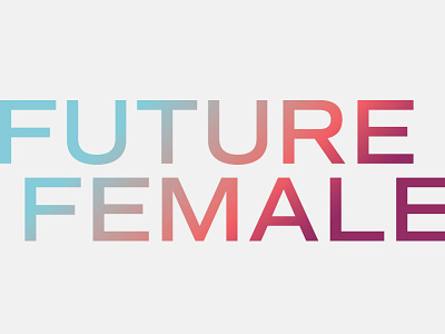 Future Female logo branding logo