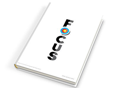 Focus Book Cover book cover book design cover design erik qualman focus illustrator print design public speaking