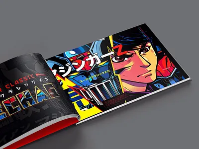 SUPER CLASSIC MECHAS anime art direction classic show digital art graphic design illustrator manga mechas retro tv show vectors