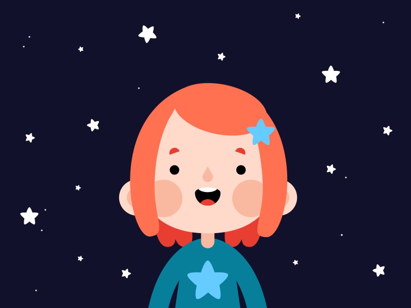 Twinkle, Twinkle animation cute illustration motion graphics space star stars