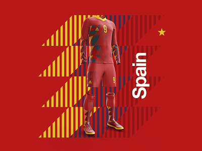 2018 FIFA World Cup Retro Kits | Spain de gea football footballkit kit layout posters soccer spain worldcup worldcup2018