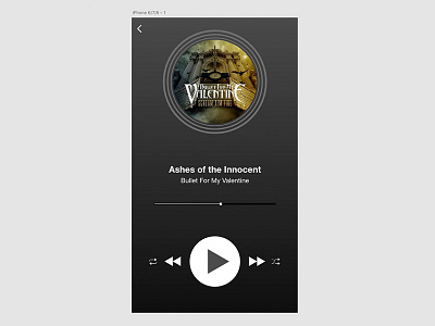 Music Player 009 dailyui design iphone profilescreen ui ux xd