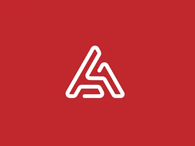 A a brand identity identity lettering logo logo design monogram software technology type