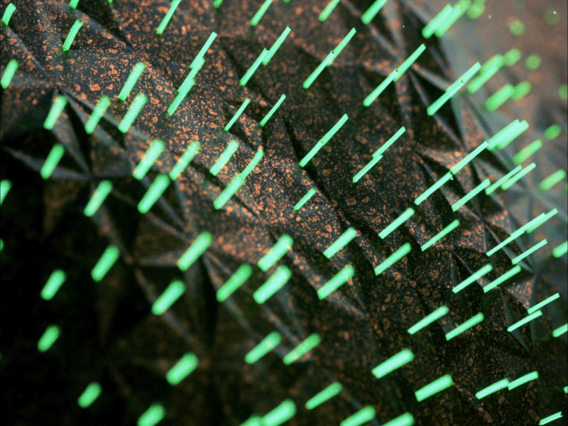Warp loop I 3d animation c4d cinema extrude glow green loop pattern texture warp