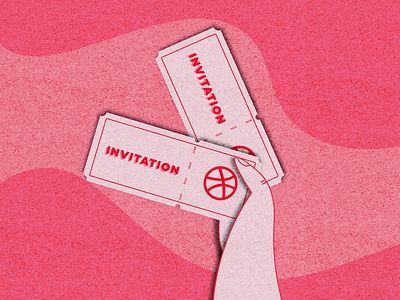 Two Invitation dribbble dribbler invitation score two invitation
