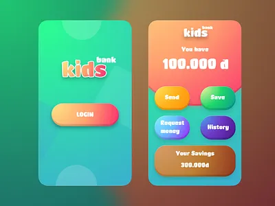 Kids Bank 3d game ui gradient ho chi minh kid ui ui vietnam