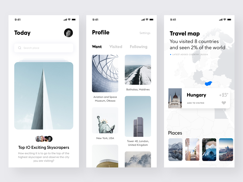 Example of Travel app #4