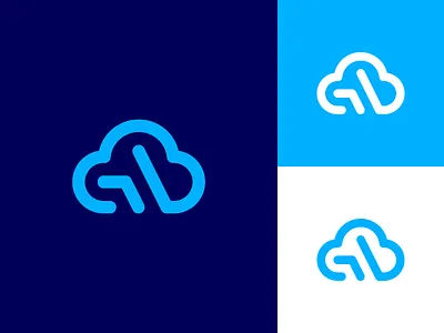 Cloud Technology / logo design cloud data hosting logic board logo mark server symbol technology