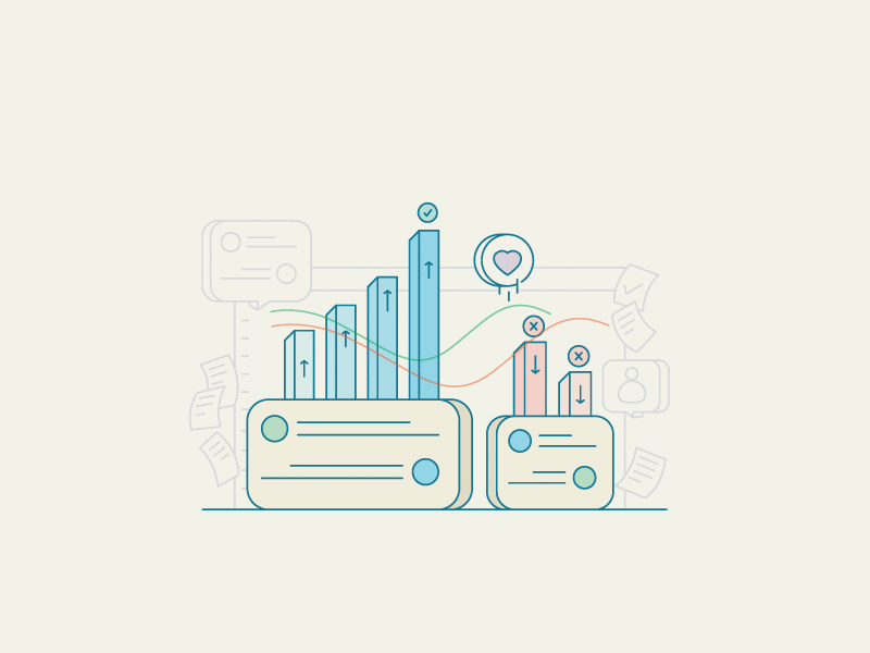 Botanalytics Illustrations bot botanalytics features icon illustration robot user