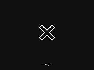 Icon Cover (The XX) album cover cross icon x xx
