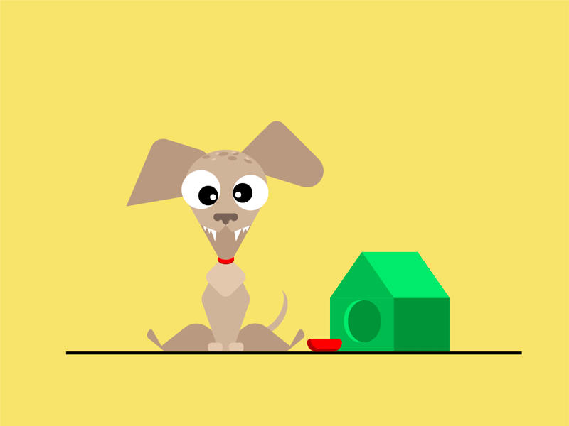 Jumping dog animation chihuahua doggy illustration jumping dog