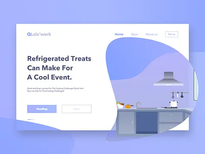 kitchen web illustration design dribbble illustration invite kitchen sketch ui web