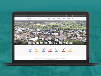 Shire of Dalwallinu Website dalwallinu market creations shire website design