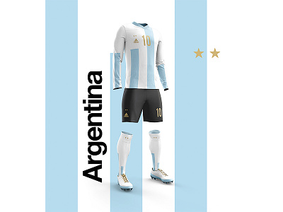 2018 FIFA World Cup Retro Kits | Argentina argentina football footballkit kit layout messi posters soccer worldcup worldcup2018