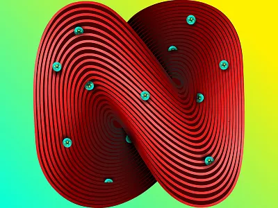 N is for Nanoparticle editorial futurism nano particle science technology typography