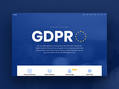 Uncode Gdpr & Privacy Plugin gdpr privacy theme wordpress