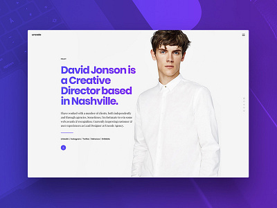 Creative Director fullscreen slides scroll theme wordpress