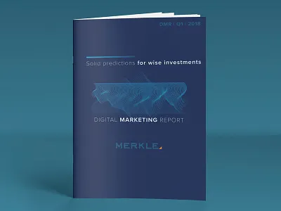 DMR (Digital Marketing Report) Cover Design 1 booklet cover data digital marketing report dmr