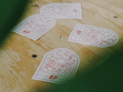 Travel Stickers badge sticker