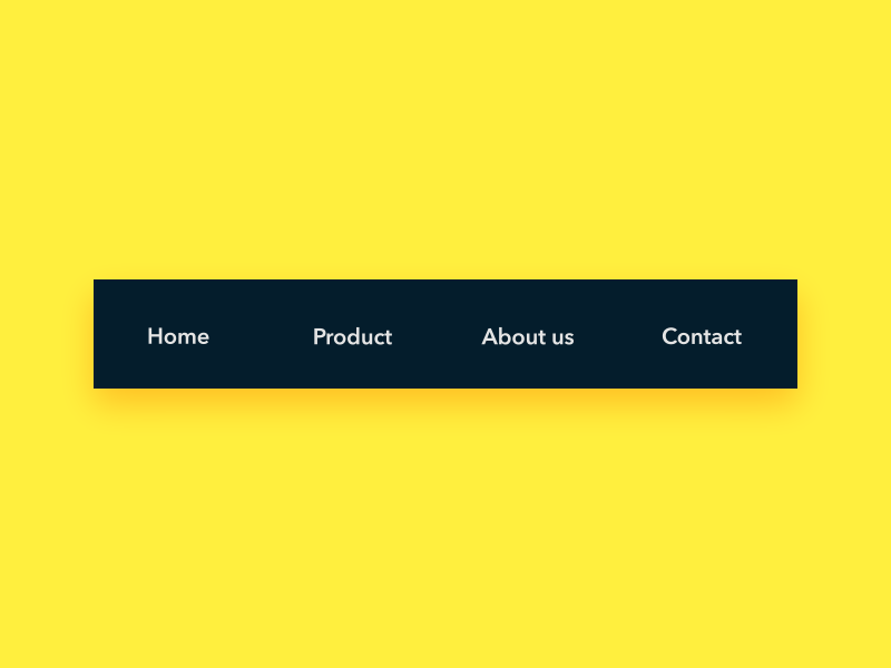 Header navigation - Daily UI challenge 053 aftereffects animation dailyui design header interaction microinteraction motion navigation